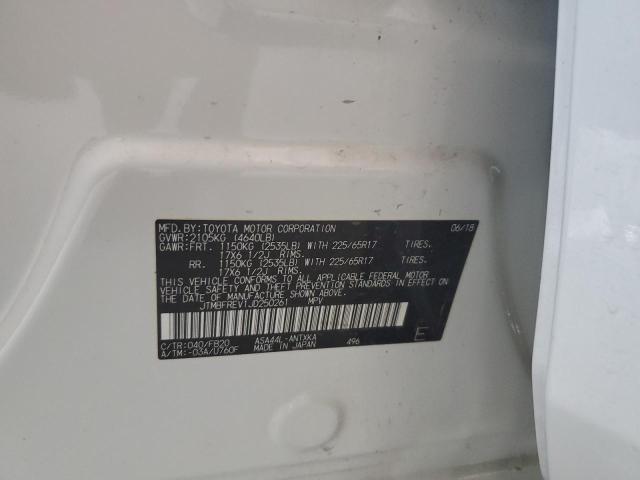 JTMBFREV1JD250261 - 2018 TOYOTA RAV4 LE Ağ foto 12