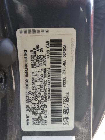 1NXBU4EE4AZ172904 - 2010 TOYOTA COROLLA BASE GRAY photo 12