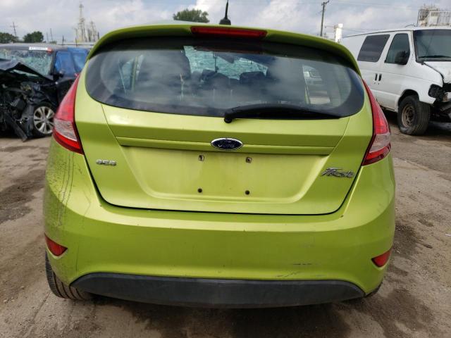 3FADP4FJ6CM111244 - 2012 FORD FIESTA SES GREEN photo 6