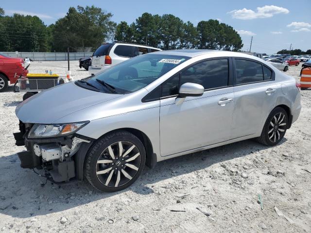 19XFB2F95FE058305 - 2015 HONDA CIVIC EXL 银色 照片 1