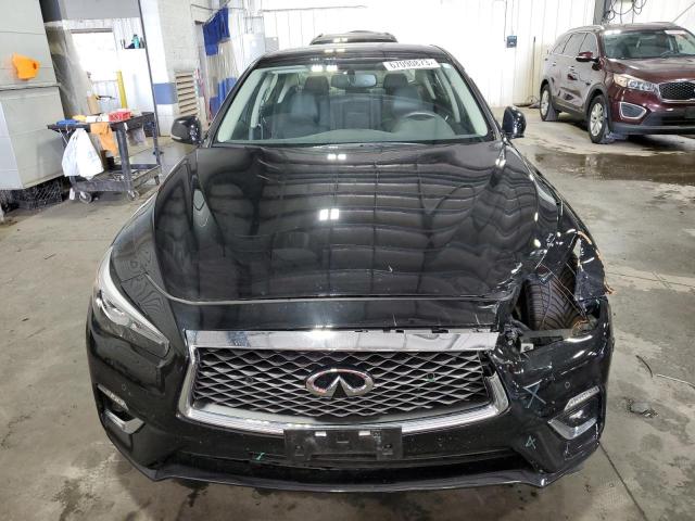 JN1EV7AR8KM553569 - 2019 INFINITI Q50 LUXE BLACK photo 5