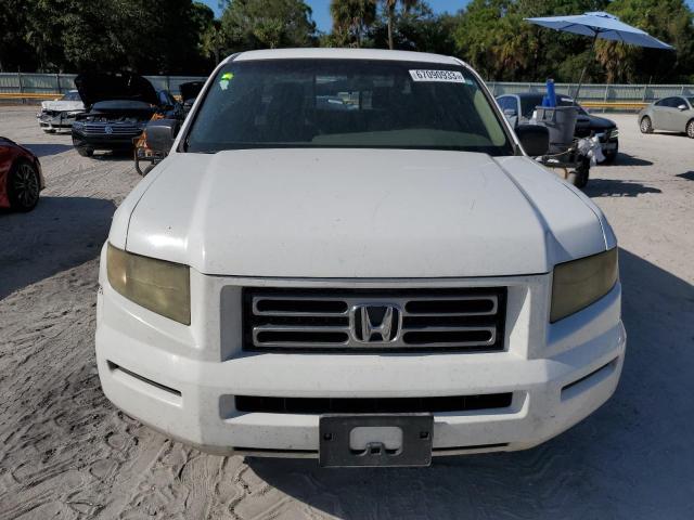 2HJYK16218H537359 - 2008 HONDA RIDGELINE RT WHITE photo 5