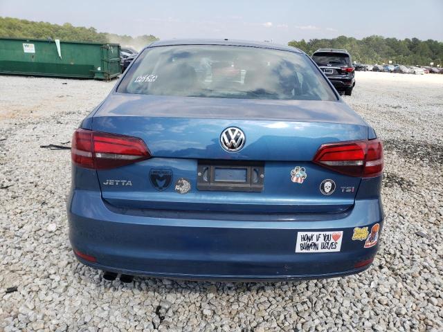 3VW167AJ7HM368264 - 2017 VOLKSWAGEN JETTA S BLUE photo 6