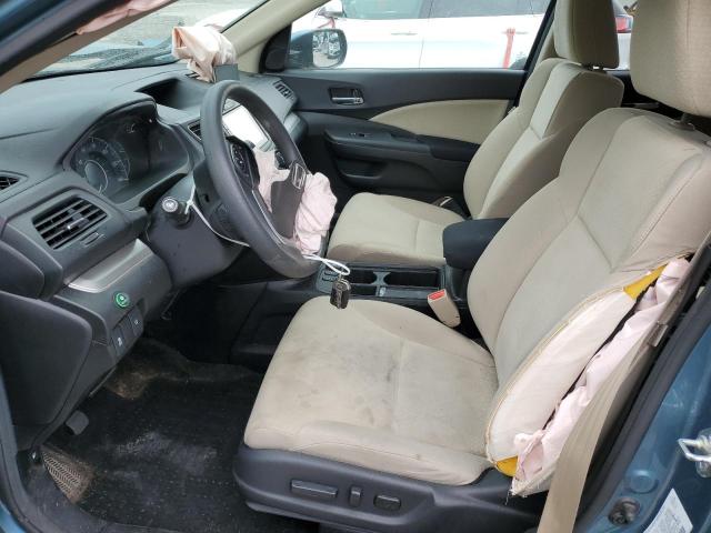 5J6RM4H53GL008518 - 2016 HONDA CR-V EX BLUE photo 7