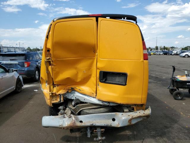 1GTZ7TCG6F1114147 - 2015 GMC SAVANA G3500 YELLOW photo 6