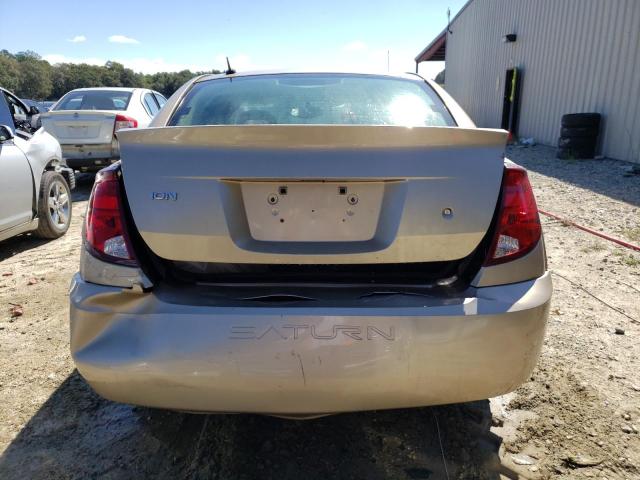 1G8AJ55F46Z209168 - 2006 SATURN ION LEVEL 2 ოქროსფერი ფოტო 6