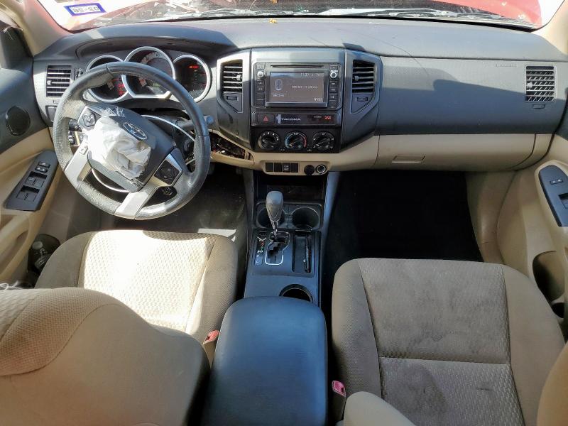 5TFJX4GN7FX038026 - 2015 TOYOTA TACOMA DOUBLE CAB PRERUNNER MAROON photo 8