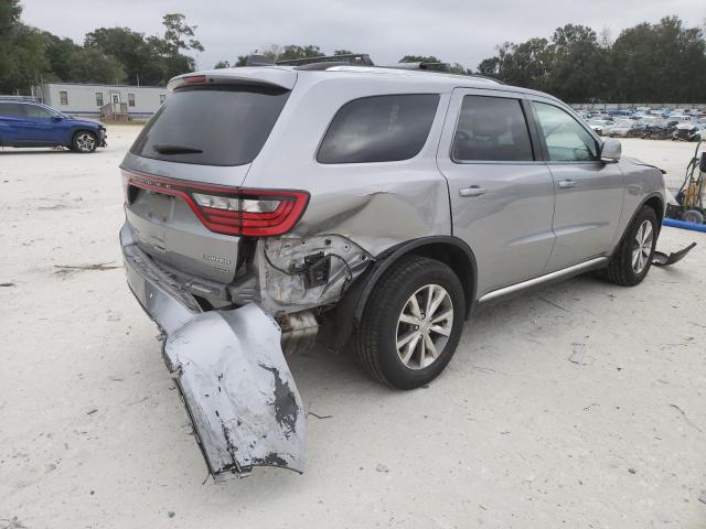 1C4RDJDG8EC576417 - 2014 DODGE DURANGO LIMITED SILVER photo 4