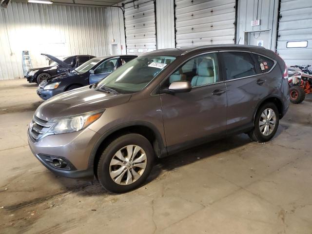 5J6RM4H76CL073214 - 2012 HONDA CR-V EXL BROWN photo 1