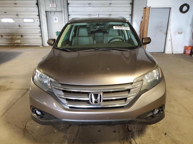 5J6RM4H76CL073214 - 2012 HONDA CR-V EXL BROWN photo 5