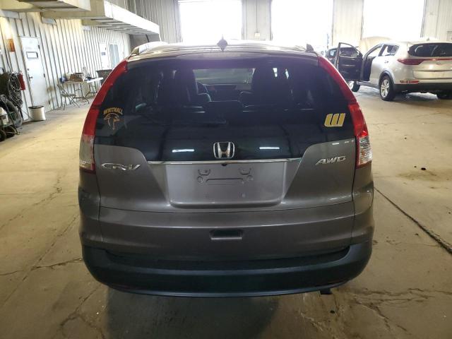 5J6RM4H76CL073214 - 2012 HONDA CR-V EXL BROWN photo 6