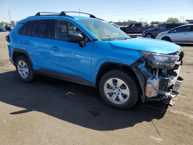 JTMF1RFV3MD078558 - 2021 TOYOTA RAV4 LE BLUE photo 4