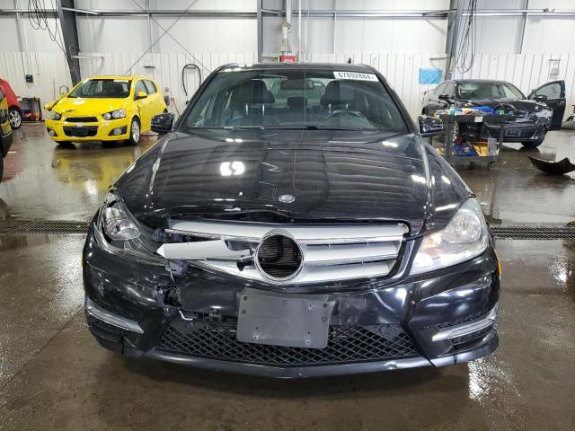 WDDGF8AB7DR281345 - 2013 MERCEDES-BENZ C 300 4MATIC BLACK photo 5