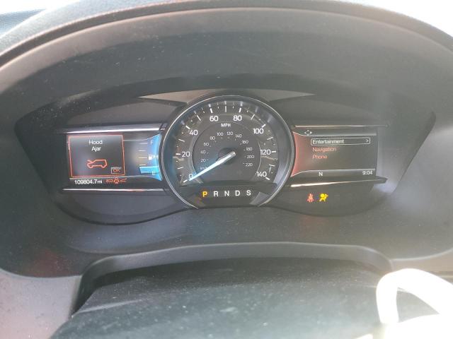 1FM5K7FH9JGC95819 - 2018 FORD EXPLORER LIMITED Ақ фото 9