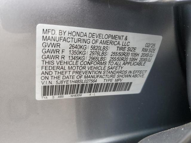 5J8YE1H48SL027564 - 2025 ACURA MDX TECHNOLOGY Արծաթագույն լուսանկար 13