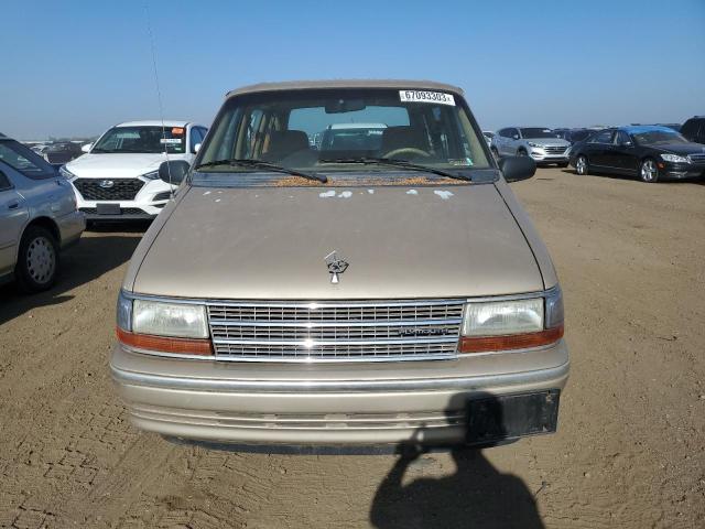 2P4GH2534NR522161 - 1992 PLYMOUTH VOYAGER GOLD photo 5