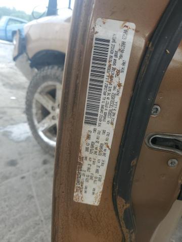 1C6RD6LT3CS310552 - 2012 DODGE RAM 1500 SLT Золотий фото 12