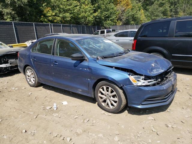 3VWD17AJ2FM310099 - 2015 VOLKSWAGEN JETTA SE BLUE photo 4