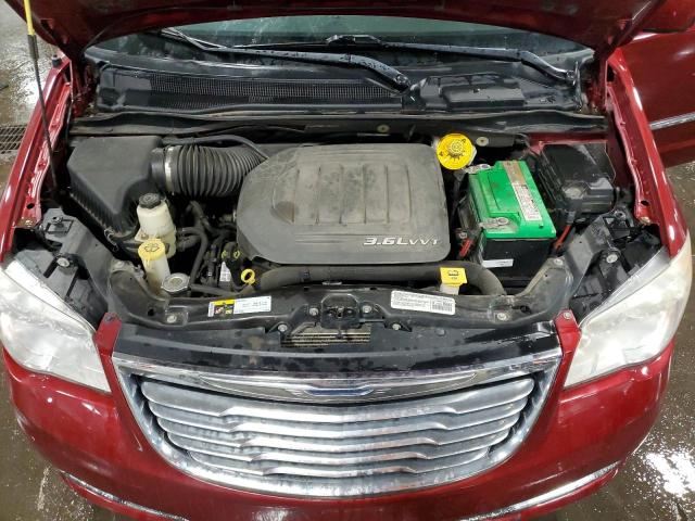 2C4RC1BG0ER218483 - 2014 CHRYSLER TOWN & COU TOURING RED photo 12