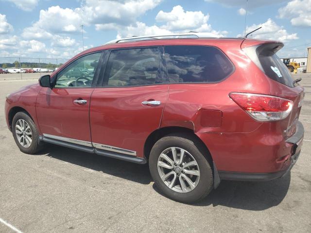 5N1AR2MM3DC626337 - 2013 NISSAN PATHFINDER S RED photo 2