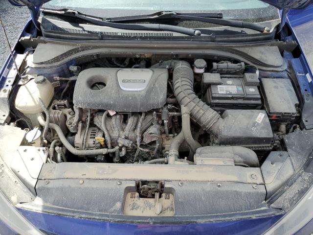 KMHD04LB0KU834704 - 2019 HYUNDAI ELANTRA SPORT BLUE photo 11