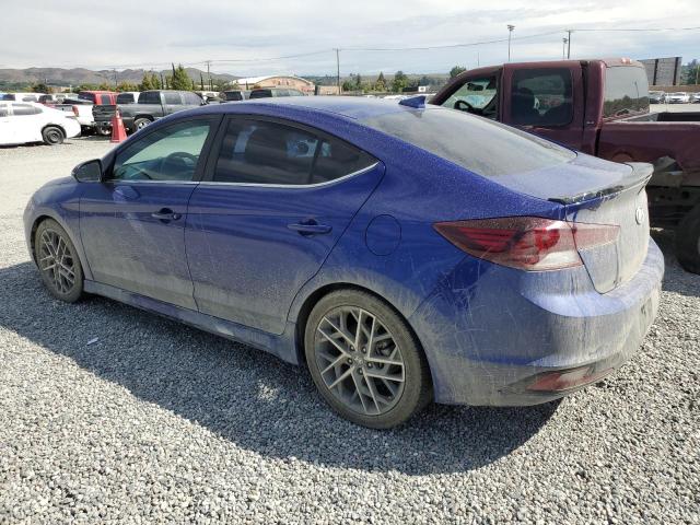 KMHD04LB0KU834704 - 2019 HYUNDAI ELANTRA SPORT BLUE photo 2