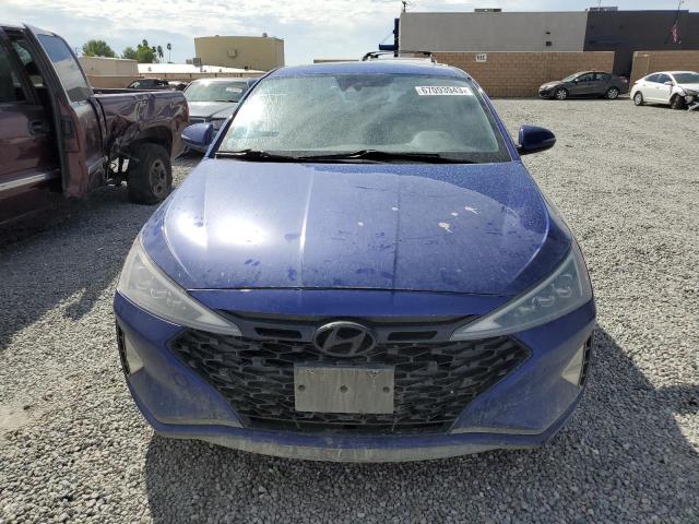 KMHD04LB0KU834704 - 2019 HYUNDAI ELANTRA SPORT BLUE photo 5