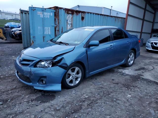 5YFBU4EE0CP044373 - 2012 TOYOTA COROLLA BASE BLUE photo 1