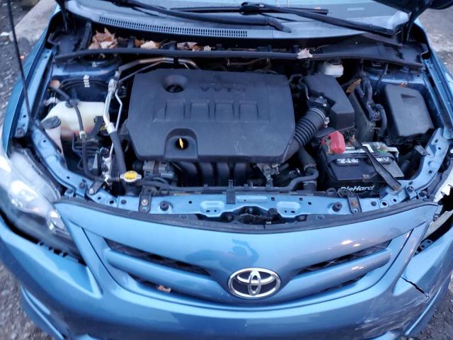 5YFBU4EE0CP044373 - 2012 TOYOTA COROLLA BASE BLUE photo 11