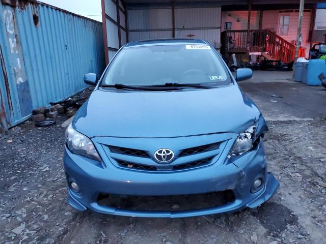 5YFBU4EE0CP044373 - 2012 TOYOTA COROLLA BASE BLUE photo 5
