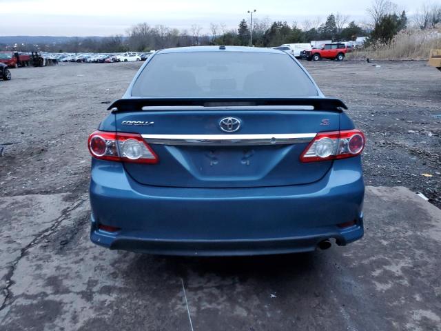 5YFBU4EE0CP044373 - 2012 TOYOTA COROLLA BASE BLUE photo 6