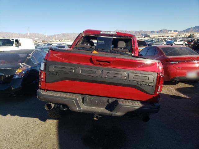 1FTFW1RG0LFA40241 - 2020 FORD F150 RAPTOR RED photo 6