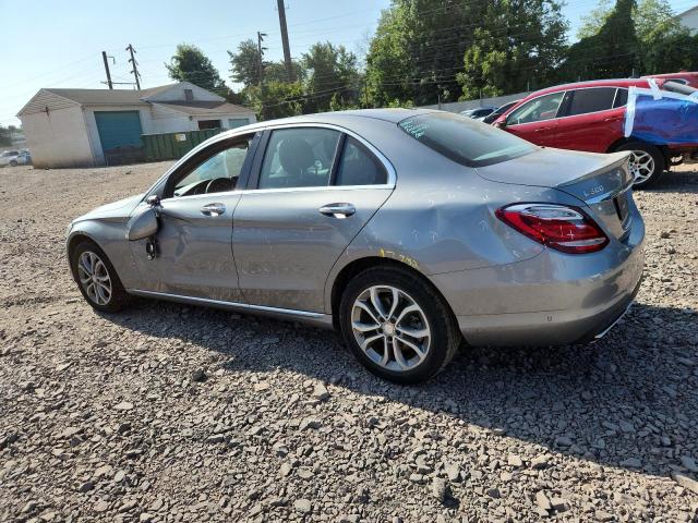 55SWF4KB7FU027073 - 2015 MERCEDES-BENZ C 300 4MATIC SILVER photo 2