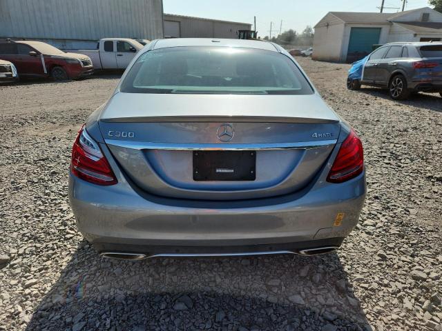 55SWF4KB7FU027073 - 2015 MERCEDES-BENZ C 300 4MATIC SILVER photo 6