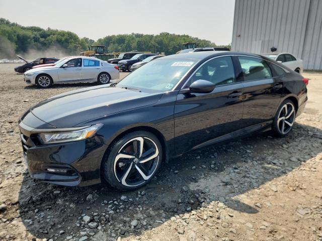 1HGCV2F33KA014873 - 2019 HONDA ACCORD SPORT Սև լուսանկար 1