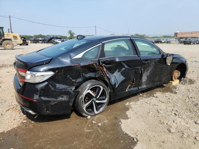 1HGCV2F33KA014873 - 2019 HONDA ACCORD SPORT Սև լուսանկար 3