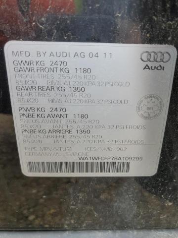 WA1WFCFP7BA109299 - 2011 AUDI Q5 PRESTIGE 黑色 照片 13
