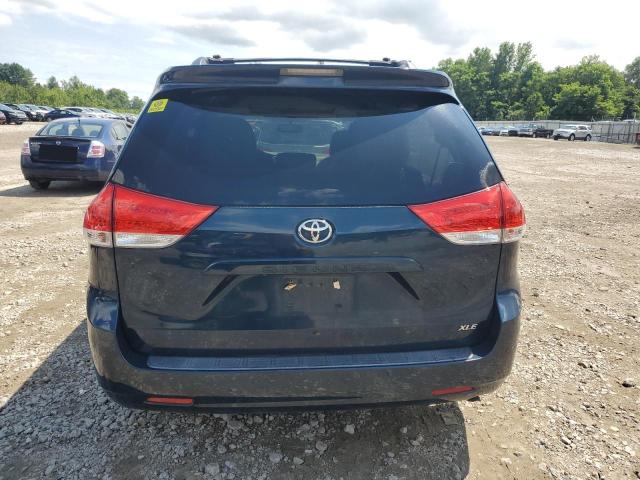 5TDYK3DCXBS137952 - 2011 TOYOTA SIENNA XLE 蓝色 照片 6