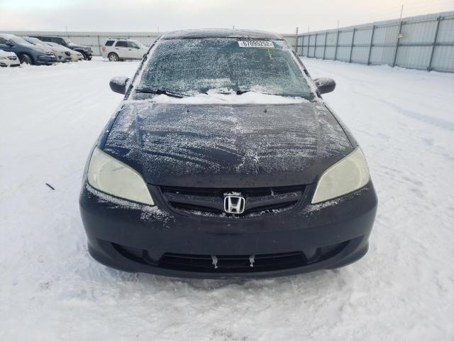 1HGES16385L001072 - 2005 HONDA CIVIC DX VP BLACK photo 5