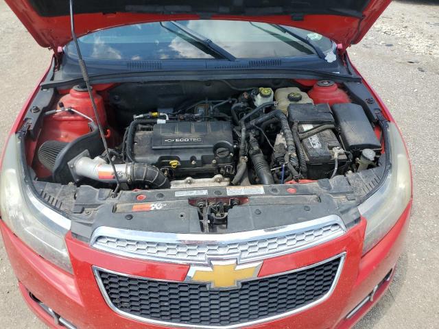 1G1PL5SC1C7384224 - 2012 CHEVROLET CRUZE LT RED photo 11
