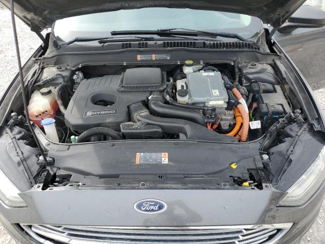 3FA6P0LU3JR102873 - 2018 FORD FUSION SE HYBRID GRAY photo 11