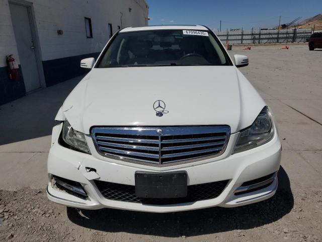 WDDGF8AB4DR280539 - 2013 MERCEDES-BENZ C 300 4MATIC WHITE photo 5