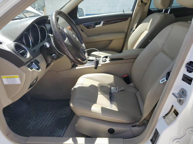 WDDGF8AB4DR280539 - 2013 MERCEDES-BENZ C 300 4MATIC WHITE photo 7
