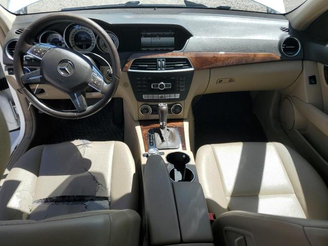 WDDGF8AB4DR280539 - 2013 MERCEDES-BENZ C 300 4MATIC WHITE photo 8