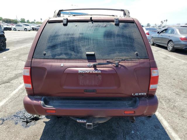 JN8DR09Y41W603696 - 2001 NISSAN PATHFINDER LE MAROON photo 6