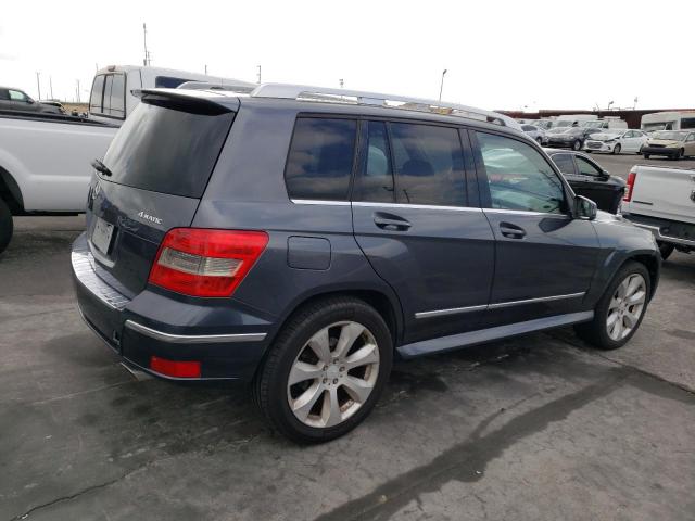 WDCGG8HB2AF328981 - 2010 MERCEDES-BENZ GLK 350 4MATIC BLUE photo 3