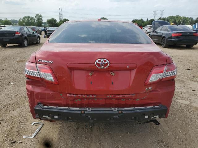 4T1BF3EK7BU126298 - 2011 TOYOTA CAMRY BASE RED photo 6