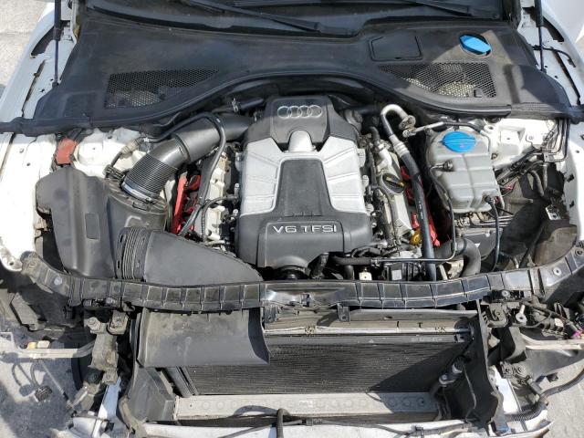 WAUSGAFCXCN005352 - 2012 AUDI A7 PRESTIGE WHITE photo 11