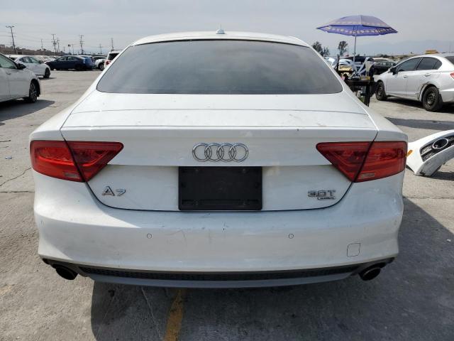 WAUSGAFCXCN005352 - 2012 AUDI A7 PRESTIGE WHITE photo 6