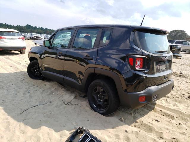 ZACNJAAB9LPL25993 - 2020 JEEP RENEGADE SPORT BLACK photo 2